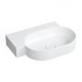 Omnires Ovo M+ OVO645UWLBM umywalka 64x44 cm narożna ścienna-nablatowa biała zdj.1