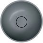 Omnires Shell M+ SHELL350UNAG umywalka 35x35 cm okrągła nablatowa czarna zdj.4