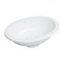 Omnires Shell M+ SHELL380UPBM umywalka 38x25 cm owalna podblatowa biała zdj.1