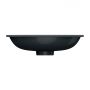 Omnires Shell M+ SHELL480UPBLV umywalka 48x31 cm owalna podblatowa czarna zdj.3