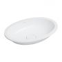 Omnires Shell M+ SHELL480UPBM umywalka 48x31 cm owalna podblatowa biała zdj.1