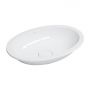 Omnires Shell M+ SHELL480UPBP umywalka 48x31 cm owalna podblatowa biała zdj.1