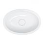 Omnires Shell M+ SHELL480UPBP umywalka 48x31 cm owalna podblatowa biała zdj.3