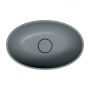 Omnires Shell M+ SHELL500UNAG umywalka 50x32 cm owalna podblatowa szary/kamień zdj.4