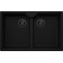 Primagran Madryt XL 80 Twin zlewozmywak granitowy 78x50 cm czarny O_ORTKC-001 zdj.1