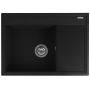 Pyramis Camea 070223211 zlewozmywak granitowy 68x50 cm czarny zdj.3