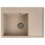 Pyramis Camea 070223411 zlewozmywak granitowy 68x50 cm beżowy zdj.4