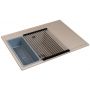 Pyramis Camea 070223411 zlewozmywak granitowy 68x50 cm beżowy zdj.2