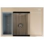 Pyramis Camea 070223411 zlewozmywak granitowy 68x50 cm beżowy zdj.3