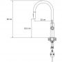 Quadron Jennifer Q line 3623510BLM bateria kuchenna karbon zdj.2