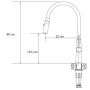 Quadron Gina 3922505BSBE bateria kuchenna stal szlachetna zdj.2