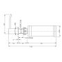 Quadron Keira MFS1001PC dozownik do płynów zdj.2