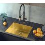 Quadron Anthony 60 MF5444PVDBSG1 zlewozmywak stalowy 54x44 cm złoty zdj.6