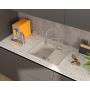 Quadron Tony HTO6045BEK zlewozmywak graniteq 60x45 cm beżowy zdj.5