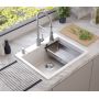 Quadron Kurt 110 HCQK5052BLMPC zlewozmywak graniteq 59.5x50 cm czarny zdj.18