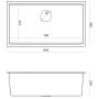 Quadron Clark BM3319101UGRBS zlewozmywak graniteq 84x48.5 cm zdj.2