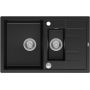 Quadron Morgan HB8224U7BSP2O zlewozmywak graniteq 78x50 cm czarny zdj.3