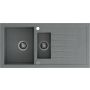 Quadron Bruce HCQB9950SZK zlewozmywak graniteq 100x50 cm szary/grafitowy/onyx zdj.1