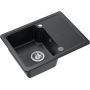 Quadron Baby Johnny HCQBJ5844CZK zlewozmywak graniteq 58x44 cm czarny zdj.3