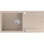 Quadron Evan HCQE10050U2BSP2O zlewozmywak graniteq 100x50 cm beżowy zdj.3