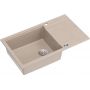 Quadron Evan HCQE58650U2BSP2O zlewozmywak graniteq 86x50 cm beżowy zdj.1