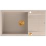 Quadron Evan HCQE58650U2PVDC1P2O zlewozmywak graniteq 86x50 cm beżowy zdj.3