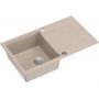 Quadron Evan HCQE8650U2BSP2O zlewozmywak graniteq 86x50 cm beżowy zdj.1