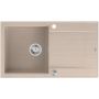 Quadron Evan HCQE8650U2BSP2O zlewozmywak graniteq 86x50 cm beżowy zdj.3