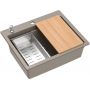 Quadron Kurt 110 HCQK5052ST zlewozmywak graniteq 59.5x50 cm beżowy zdj.6