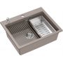Quadron Kurt 110 HCQK5052ST zlewozmywak graniteq 59.5x50 cm beżowy zdj.8