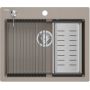 Quadron Kurt 110 HCQK5052ST zlewozmywak graniteq 59.5x50 cm beżowy zdj.9