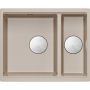 Quadron Logan HCQL5646U2BSU zlewozmywak graniteq 55x46 cm beżowy zdj.3