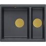 Quadron Logan HCQL5646U8G1U zlewozmywak graniteq 55x46 cm czarny zdj.1