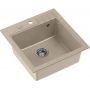 Quadron Comfort 110 HCQP5052BEZK3673500BS zlewozmywak z baterią i akcesoriami beżowy / stal zdj.5