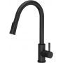 Quadron Comfort 110 HCQP5052CZK3673500BLM zlewozmywak z baterią i akcesoriami czarny / czarną zdj.7