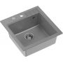 Quadron Comfort 110 HCQP5052SZK3673500BS zlewozmywak z baterią i akcesoriami szary / stal zdj.6