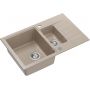 Quadron Peter HCQP57850BEZP zlewozmywak graniteq 78x50 cm beżowy zdj.1