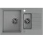 Quadron Peter HCQP57850SZK3922505BSGR zlewozmywak z baterią szary/stal zdj.5