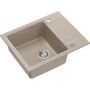 Quadron Peter HCQP6250BEZP zlewozmywak graniteq 62x50 cm beżowy zdj.1