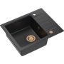 Quadron Peter HCQP6250CZK3323503PVDC1 zlewozmywak z baterią czarny/czarny zdj.4