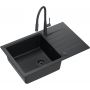 Quadron Peter HCQP7850BLMPC3922505BLM zlewozmywak z baterią czarny/czarny zdj.1