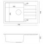 Quadron Peter HCQP7850CZK3323503PVDC1 zlewozmywak z baterią czarny/czarny zdj.2
