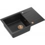 Quadron Peter HCQP7850CZK3323503PVDC1 zlewozmywak z baterią czarny/czarny zdj.4