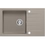 Quadron Peter HCQP7850ST zlewozmywak graniteq 78x50 cm beżowy zdj.3