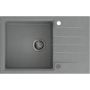 Quadron Comfort 111 zlewozmywak 78x50 cm z baterią i dozownikiem szary/stal HCQP7850SZK_3673500BS zdj.10
