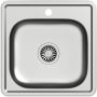 Quadron Joe 110 HD110LEN4848 zlewozmywak stalowy z syfonem 48x48 cm zdj.1
