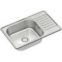 Quadron Eddie 111 HD111LEN6642 zlewozmywak stalowy z syfonem 66x42 cm zdj.3