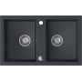 Quadron Denzel HDQ27848CZK zlewozmywak graniteq 78x48 cm czarny zdj.1