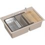 Quadron Marc 120 HQC7650U2BSHQC7650U4BS zlewozmywak graniteq 76x50 cm beżowy zdj.4