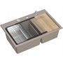 Quadron Marc 120 HQC7650U4BS zlewozmywak graniteq 76x50 cm beżowy zdj.1